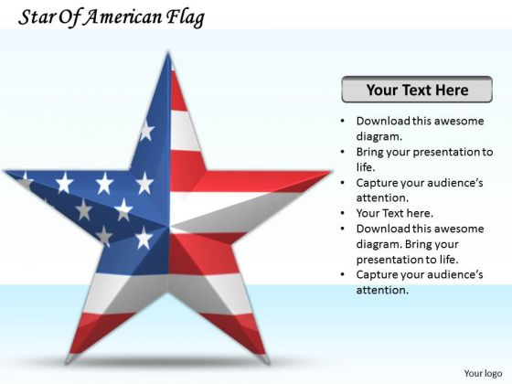 Business Growth Strategy Star Of American Flag Clipart Images