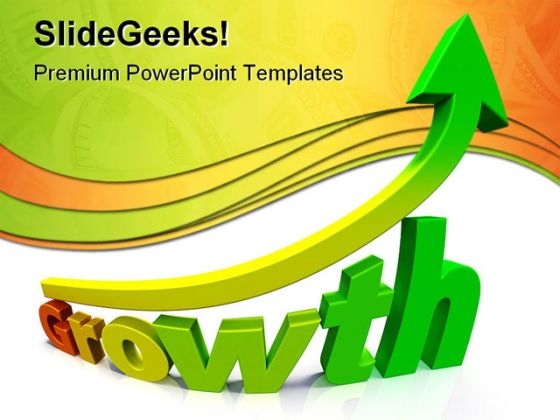 Business Growth Success Gradient PowerPoint Themes And PowerPoint Slides 0511