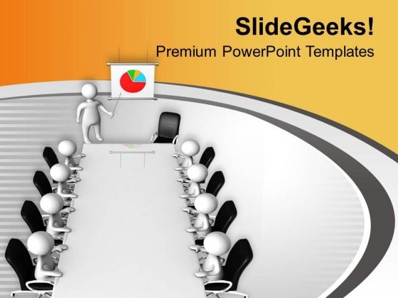 Business Growth With Review Meeting PowerPoint Templates Ppt Backgrounds For Slides 0613