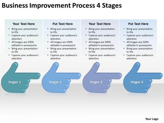 Business Improvement Process 4 Stages Ppt Farm Plan Template PowerPoint Templates