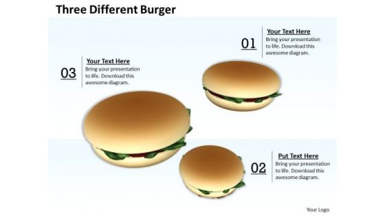 Business Integration Strategy Three Different Burger Success Images