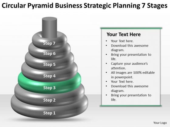 Business Intelligence Diagram 7 Stages Ppt PowerPoint Templates Backgrounds For Slides