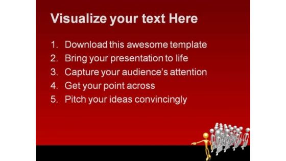 Business Leader Leadership PowerPoint Templates And PowerPoint Backgrounds 0611