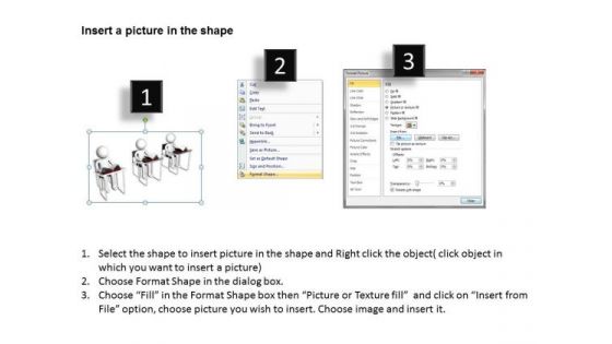 Business Life Cycle Diagram 3d Men With Books Studying On Tables PowerPoint Templates