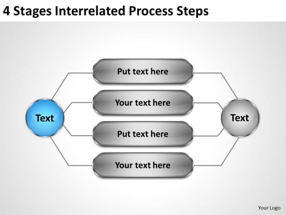 Business Management Structure Diagram Stages Interrelated Process Steps Ppt PowerPoint Templates