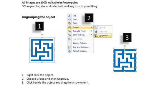 Business Maze PowerPoint Slides And Ppt Template Diagrams