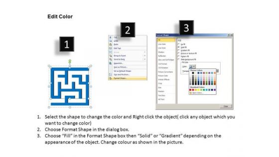Business Maze PowerPoint Slides And Ppt Template Diagrams