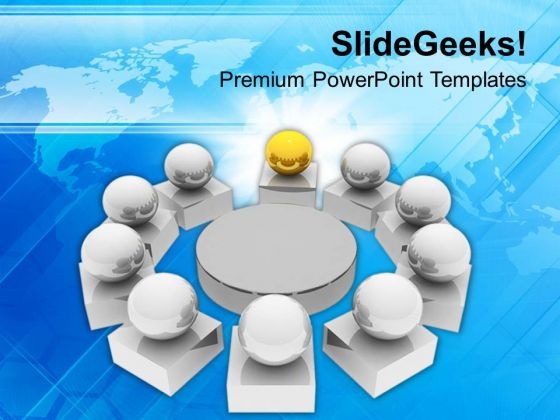 Business Meeting Teamwork PowerPoint Templates Ppt Backgrounds For Slides 0413