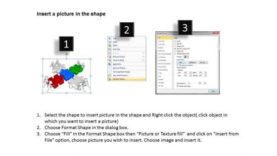 Business Men 3d Assembling Jigsaw Puzzle Pieces PowerPoint Templates Ppt Backgrounds For Slides