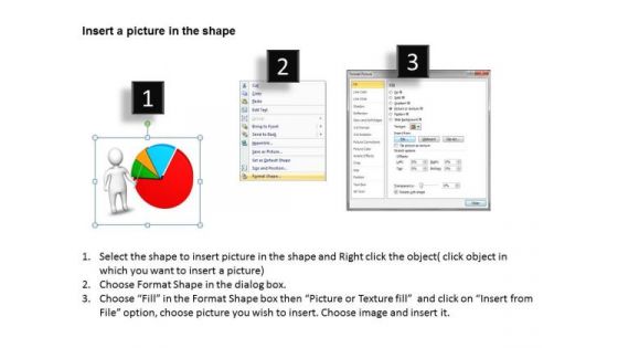 Business Model Diagram Examples 3d Man Presenting Chart PowerPoint Theme Slides
