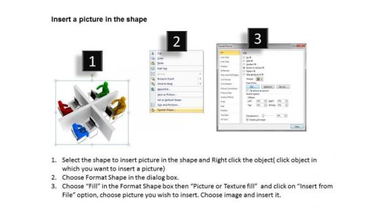 Business Model Diagram Examples 3d Men Working Together PowerPoint Templates