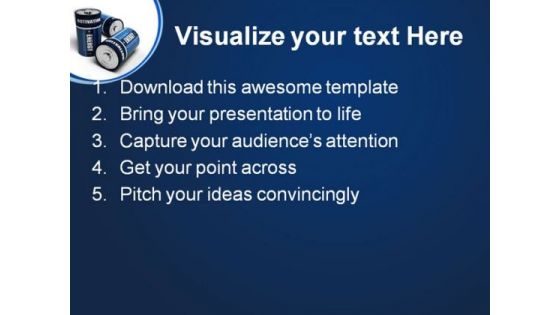 Business Motivation Energy Metaphor PowerPoint Themes And PowerPoint Slides 0211