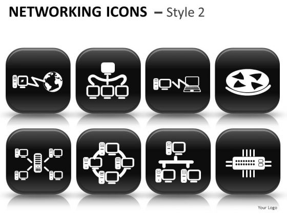 Business Networking Icons 2 Instrument PowerPoint Slides And Ppt Diagram Templates