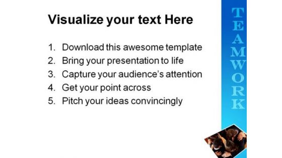 Business Office Teamwork Success PowerPoint Themes And PowerPoint Slides 0511