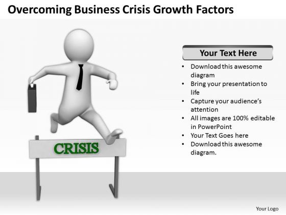Business People Clipart PowerPoint Presentations Crisis Growth Factors Templates