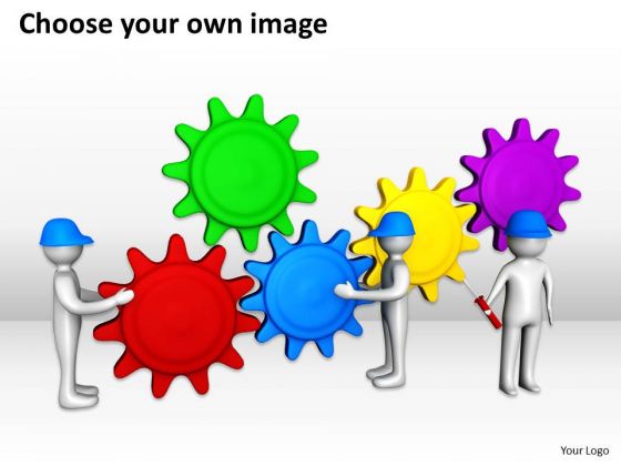 Business People Images Mechanism Teamwork Marketing PowerPoint Templates Ppt Backgrounds For Slides