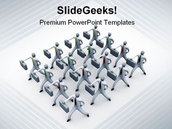Business People Leadership PowerPoint Background And Template 1210