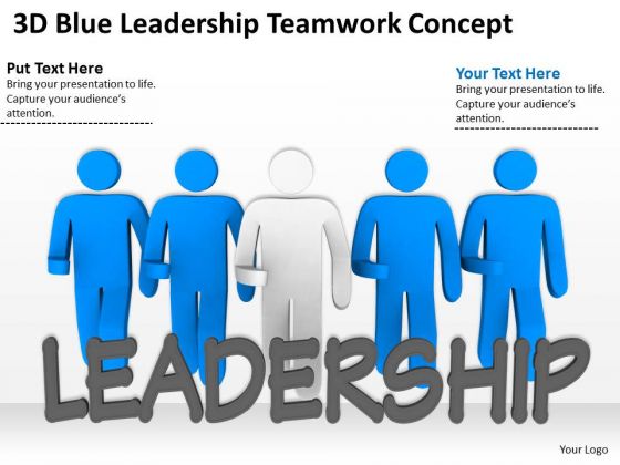 Business People Vector Leadership Teamwork Concept PowerPoint Templates Ppt Backgrounds For Slides