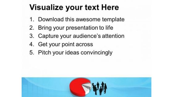 Business Pie Chart Strategy PowerPoint Templates Ppt Backgrounds For Slides 0413