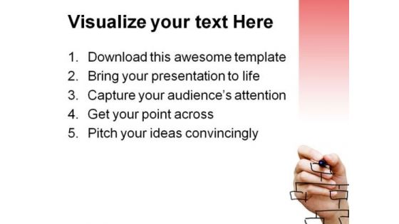 Business Plan People PowerPoint Template 0910