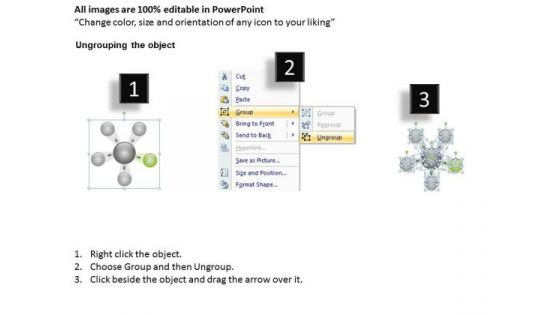 Business PowerPoint Presentations Procedure Circular Process Slides