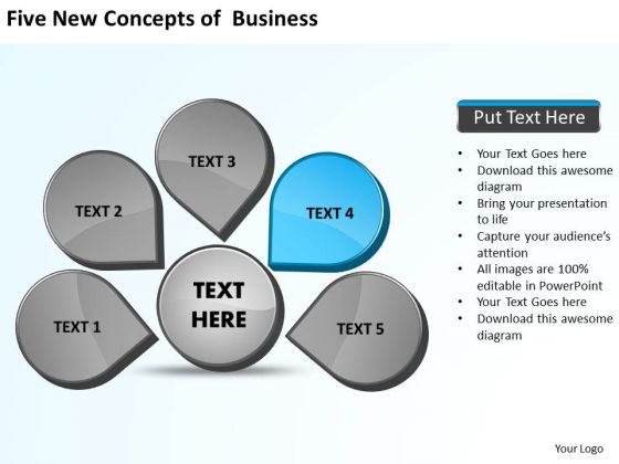 Business PowerPoint Templates Download Relative Circular Flow Arrow Chart Slides