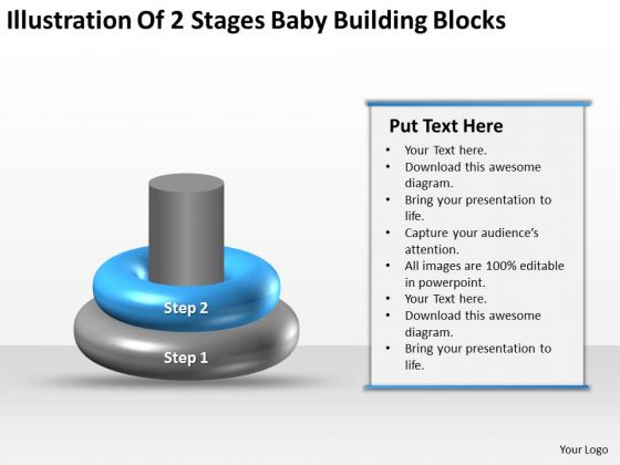 Business Process Flow Baby Building Blocks Ppt PowerPoint Templates Backgrounds For Slides