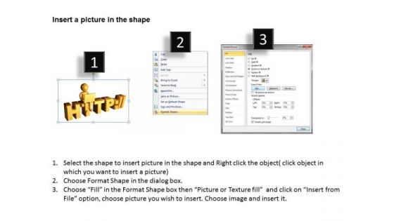 Business Process Flowchart Examples 3d Men On Http Protocol PowerPoint Slides