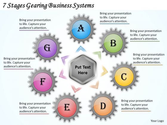 Business Process Strategy 7 Stages Gearing Systems Strategic Plan Format Ppt Slide