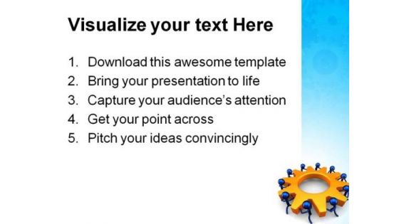 Business Process Teamwork PowerPoint Themes And PowerPoint Slides 0411