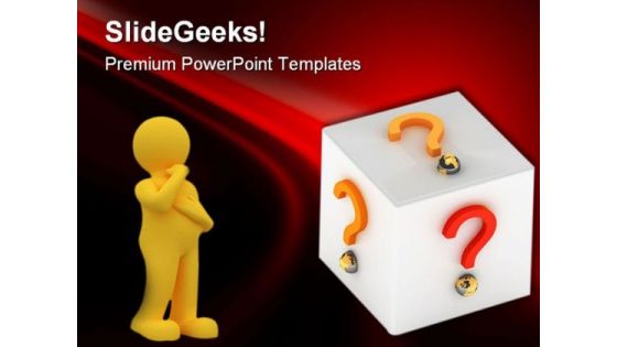 Business Questions Symbol PowerPoint Themes And PowerPoint Slides 0511