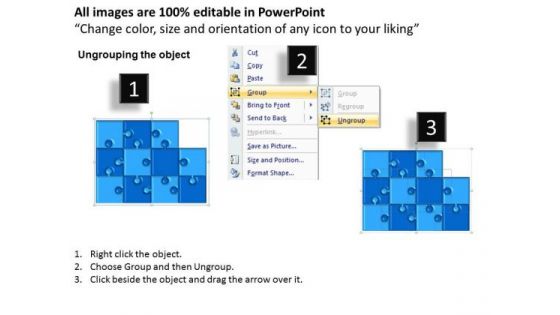 Business Sales PowerPoint Templates Business Interconnected Jigsaw Puzzle Pieces Ppt Slides