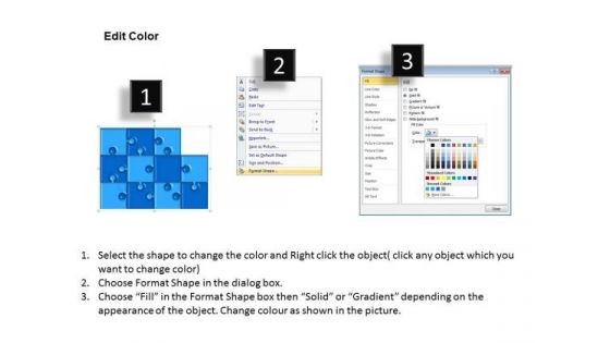 Business Sales PowerPoint Templates Business Interconnected Jigsaw Puzzle Pieces Ppt Slides