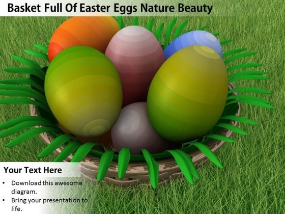 Business Strategy Consultants Basket Full Of Easter Eggs Nature Beauty Pictures