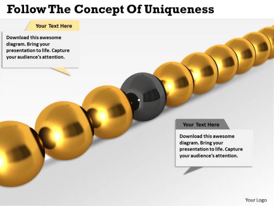 Business Strategy Development Follow The Concept Of Uniqueness Success Images