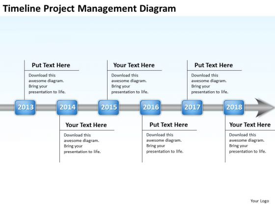 Business Strategy Diagram Timeline Project Mangement PowerPoint Slides