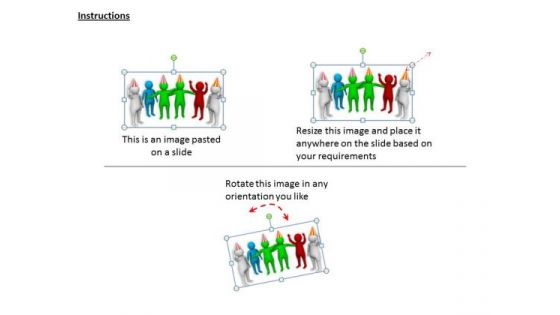 Business Strategy Formulation 3d People Enjoying Birthday Party Basic Concepts