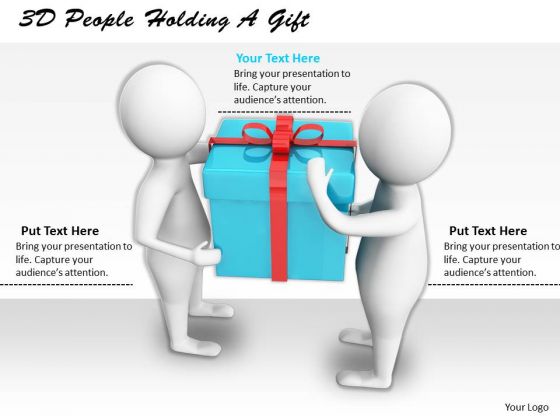 Business Strategy Formulation 3d People Holding Gift Basic Concepts