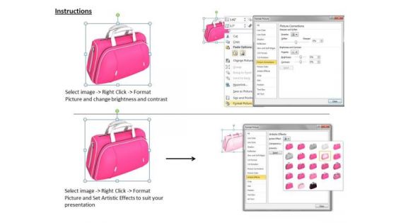 Business Strategy Implementation Pink Travel Bag Images