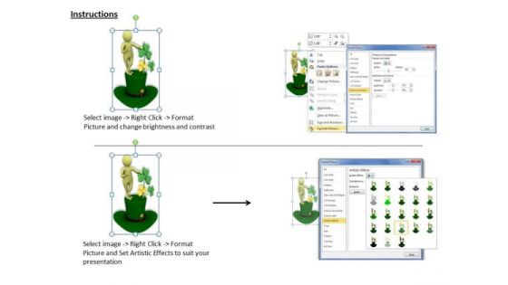 Business Strategy Plan 3d Render Of Patricks Day Basic Concepts