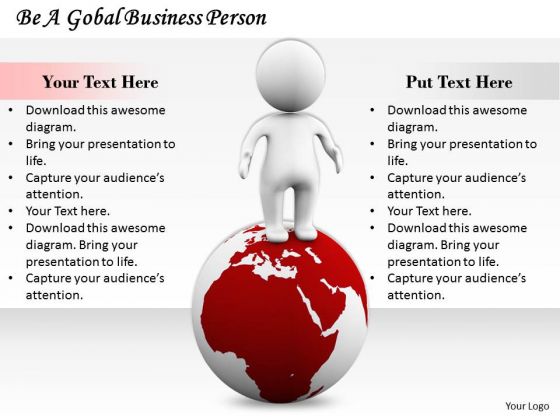 Business Strategy Process Be Global Person Adaptable Concepts
