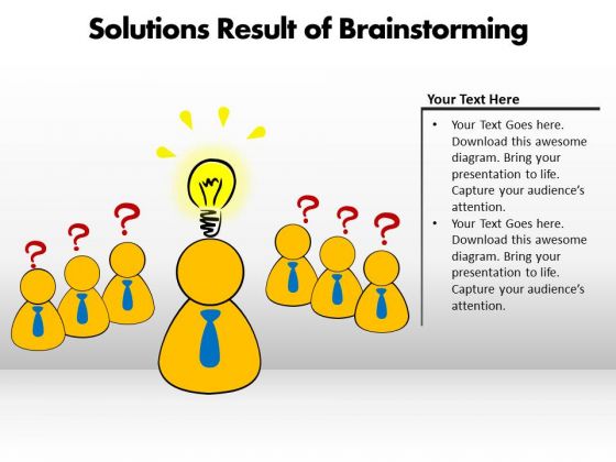 Business Success PowerPoint Templates Business Solutions Result Of Brainstorming Ppt Slides