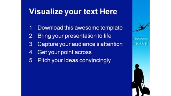 Business Travel Global PowerPoint Templates And PowerPoint Backgrounds 0611