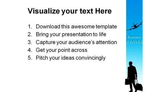 Business Travel Global PowerPoint Themes And PowerPoint Slides 0611
