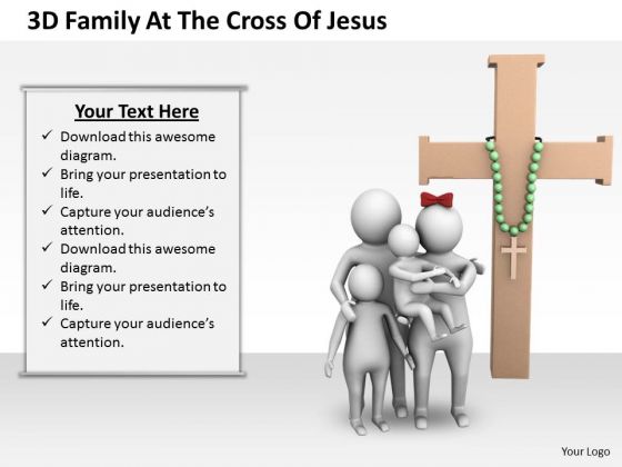 Business Unit Strategy 3d Family The Cross Of Jesus Concept