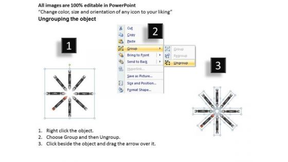 Business Workflow Diagram Formulation Of Strategy 8 Stages Ppt PowerPoint Template
