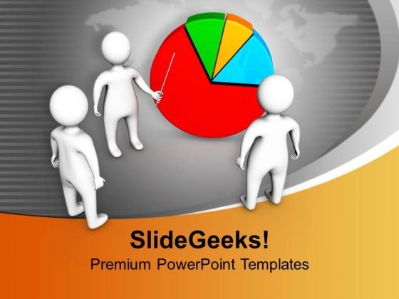 Businessman Presenting Statistical Chart PowerPoint Templates Ppt Backgrounds For Slides 0313