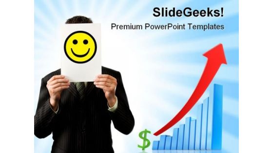 Businessman With Smile Success PowerPoint Templates And PowerPoint Backgrounds 0611