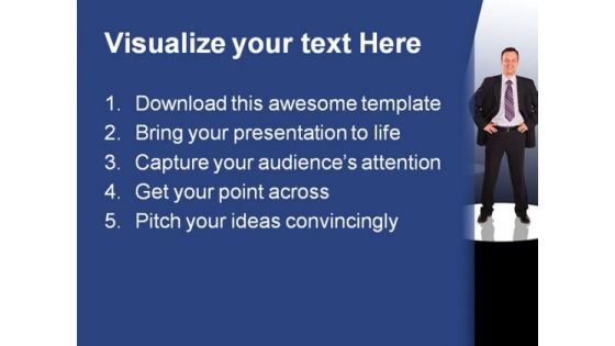 Businessmen Success PowerPoint Themes And PowerPoint Slides 0811