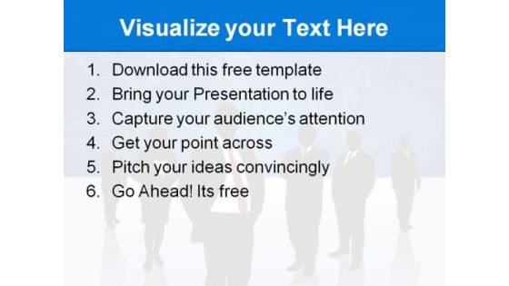 Business People Teamwork PowerPoint template